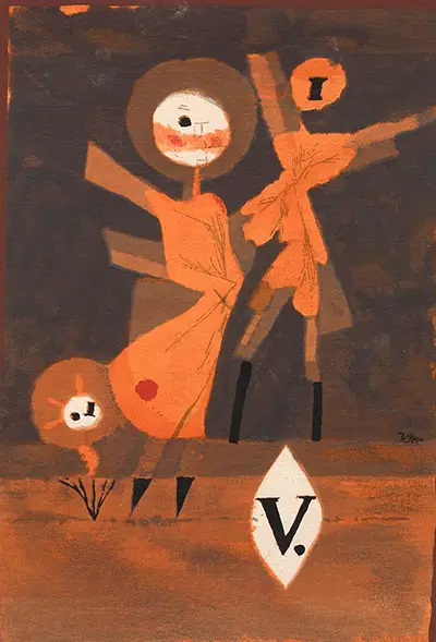 Flower Family V Paul Klee